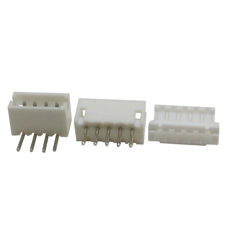 Conector de paso JST ZH de 1,5mm, enchufe de Pin recto/curvo + carcasa + Terminal 2P/3P/4P/5P/6P/7P/8P/9P, 50 piezas/10P/11P/12P