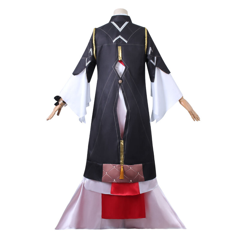 Himeko Cosplay Honkai Star Rail Himeko kostiumy damskie akcesoria do peruk strój gra Honkai Cosplay Star Rail naklejki animecosplay