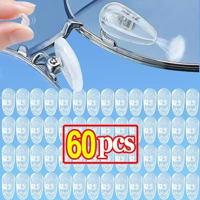 1/30 Paar Neus Beugel Brillen Pads Anti Slip Nosepads Bril Comfy Siliconen Brillen Luchtkussen Ondersteuning Antislip