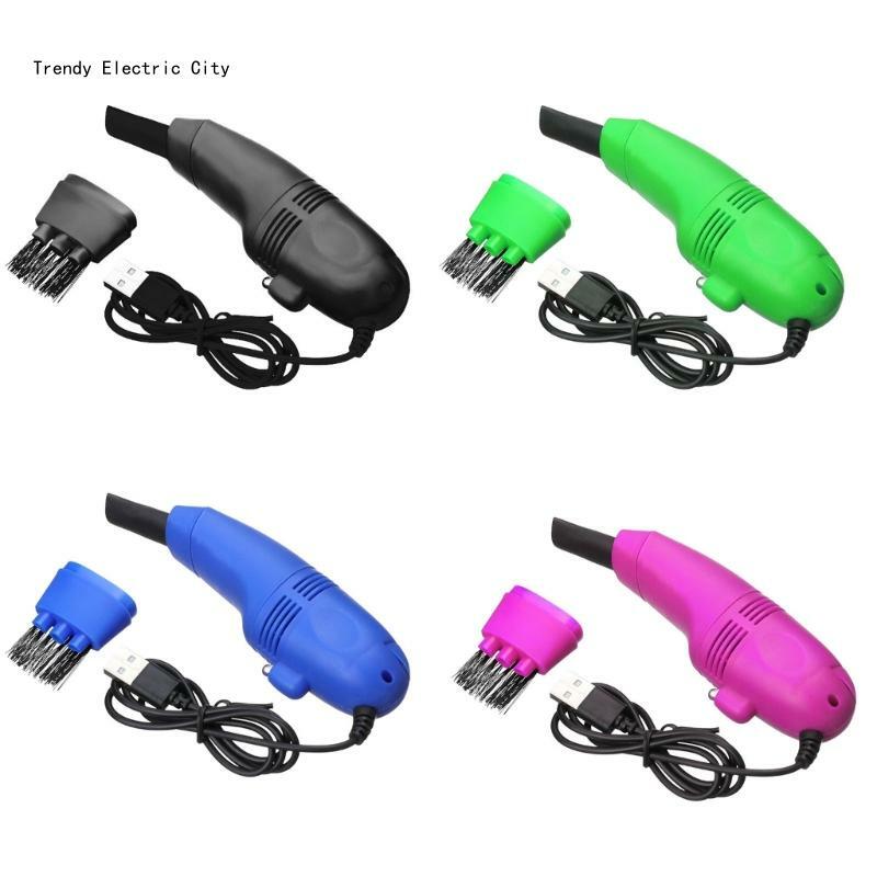R9CD USB Keyboards Cleaner PC Laptop Cleaner Computer Vacuum Cleaning Accessories Remove Dust Brush Office Desk Multi-Purpose