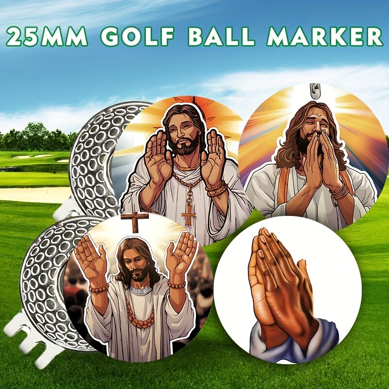 Logotipo de pelota de Golf de Metal magnético, dispositivo entusiasta, icono divertido, logotipo de bola de Metal Retro, regalo perfecto para hombres y mujeres, 25mm