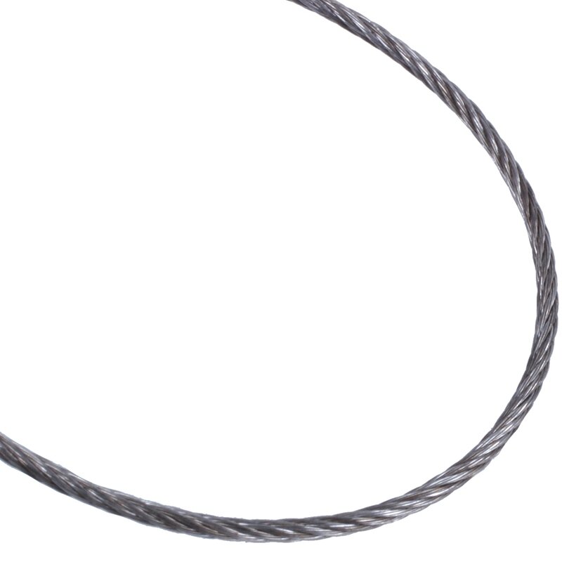 Câble métallique en acier inoxydable Louisiana, gréement supplémentaire, longueur: 15m, diamètre: 1.0mm, 5 pièces