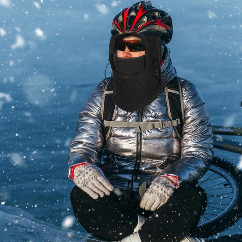 Ciepła maska narciarska czapka termiczna zimowa maska osłona na twarz zimna pogoda czapka narciarska maska zimowa czapka podszyty polarem wiatroszczelna