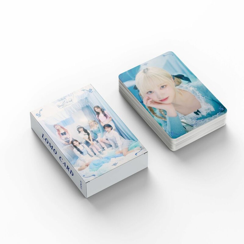 Idol Ive Novo Álbum Desejo de Fadas HD Cartão Lomo, Imprimir cartão da foto, Wonyoung Rei Jogo Yujin, Leisure Leeseo, Fãs Presente, Kpop, 55pcs por conjunto