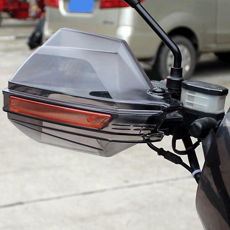 Universal Motocicleta Hand Grip Shield, Handle Guards, Protetor de punho ampliado, Pára-brisa para ATV, 22mm, 2pcs