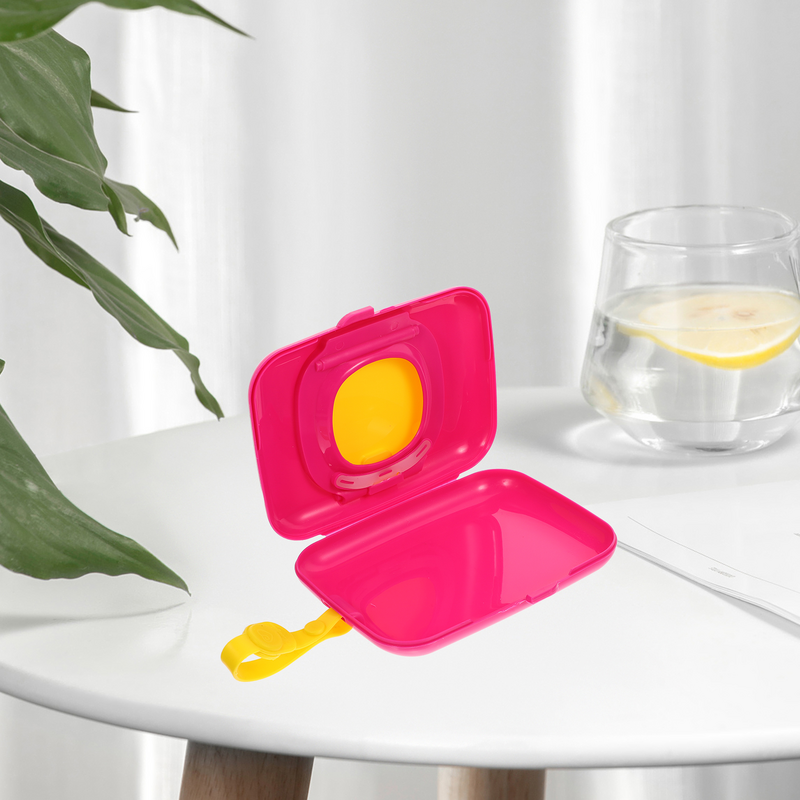 Portátil Silica Gel Wet Wipes Dispenser Box, Recipiente De Tecido para o Bebê Pai, Viagem