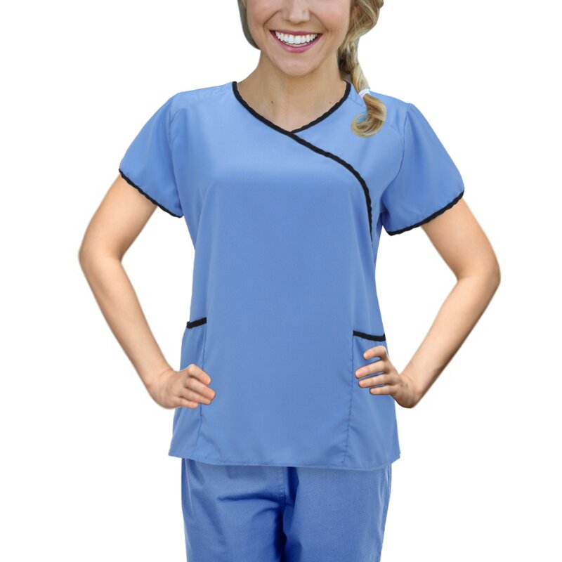 Medical Operating Room Comfortable Nurse Uniform Clinic Clinical Surgery Work Clothes Short Sleeve Skin Management Overalls