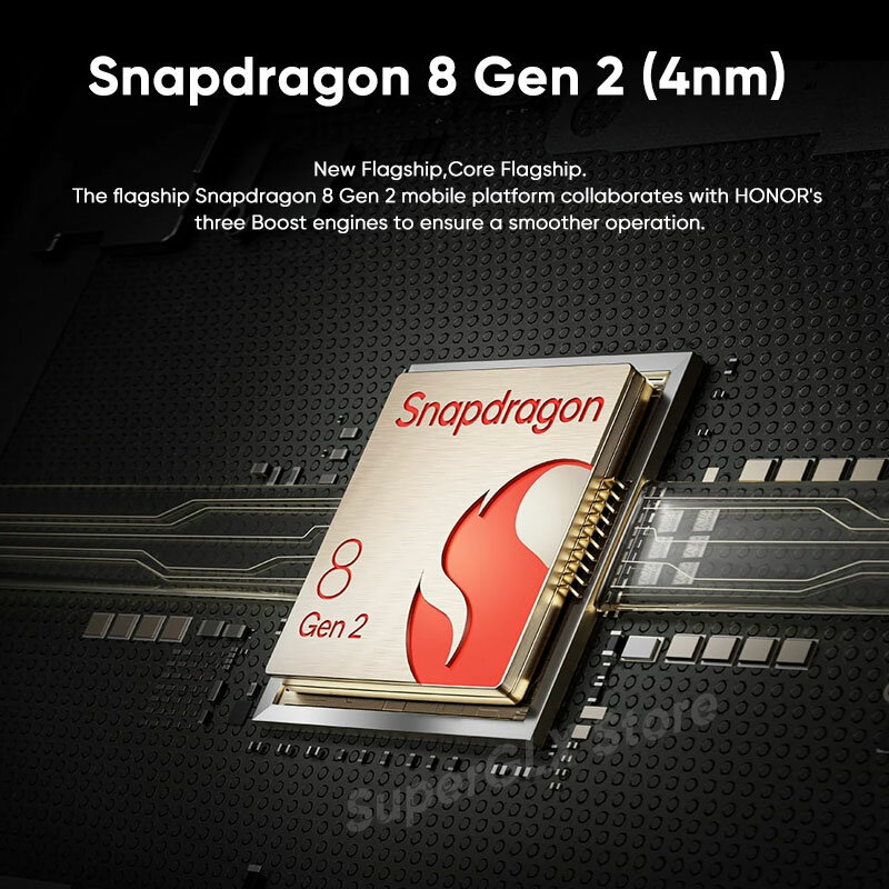 New Global Version HONOR Magic 5 Pro Snapdragon 8 Gen 2 Magic5 Pro 120Hz Triple 50MP Cameras 100X Digital Zoom 66W Super Charge