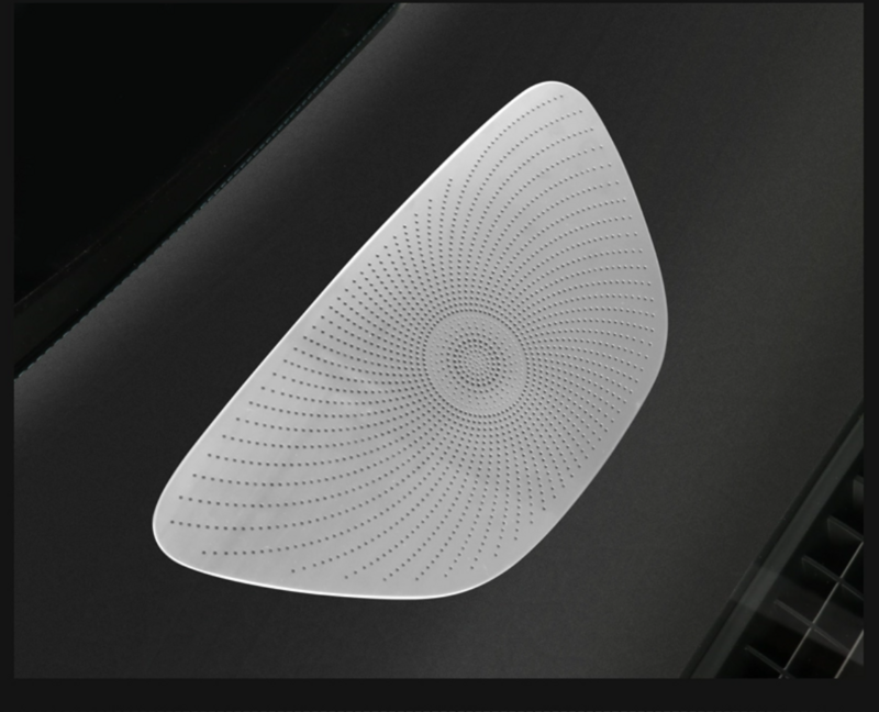 BYD Seal Dashboard Speaker Cover, Trspeaker Cover, Decoração De Áudio, aplicável ao 2022
