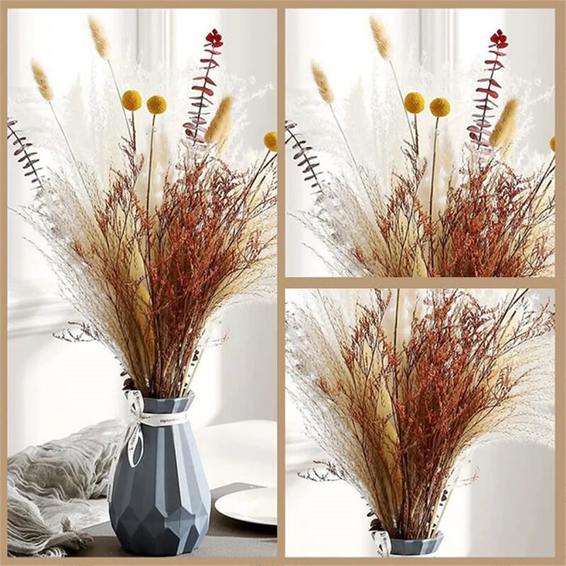 Декор из пампасной травы, сушеные цветы в стиле бохо, домашняя Свадебная ваза, стол для комнаты, подарок на Рождество, День благодарения, Новый год и праздник весны