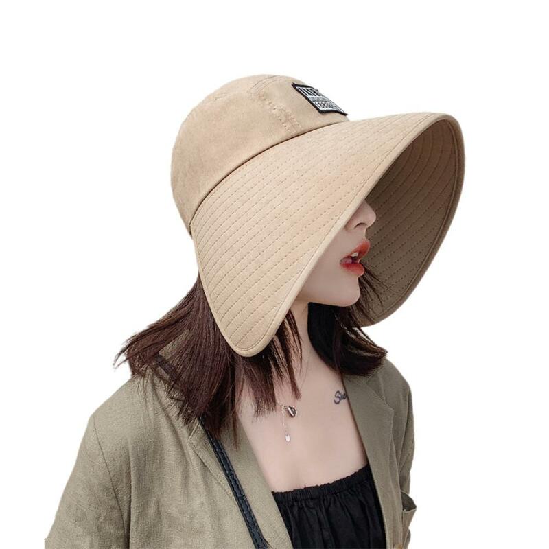 Sombreros de verano a la moda para protección solar, sombrero de cubo colorido para mujer, sombrilla, cúpula de viaje, sombrero transpirable X4 x 0