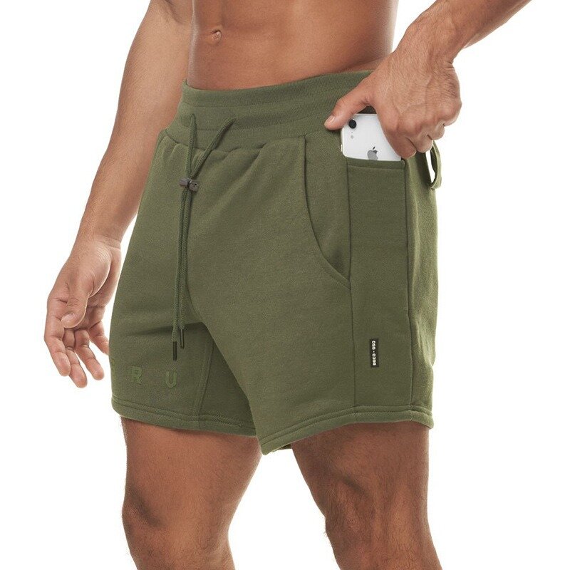 Sportliche Shorts gerade Schlaufen tragen Multi-Pocket Running kurze Hosen Basketball Shorts Männer Kleidung