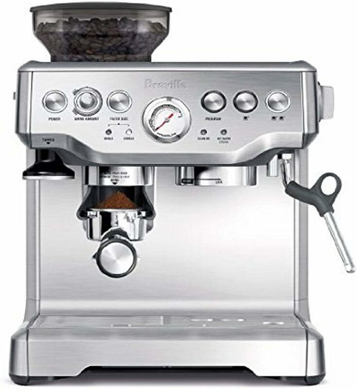 Breville RM-BES870XL Barista Express Espressomachine, Roestvrij Staal (Gecertificeerd Gereviseerd)