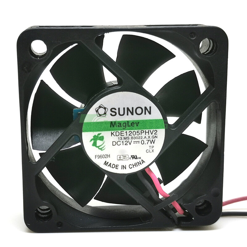 Ventilador de refrigeração da placa gráfica para SUNON, KDE1205PHV2, DC 12V, 0.7W, 5015, 50x50x15mm