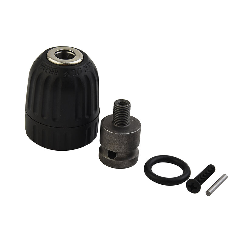 Conversion Head Socket Adaptor 0.8-10mm For Impact Drill Hread Drill Bit Keyless 0.8-10mm Drill Bit High Quality Useful Black