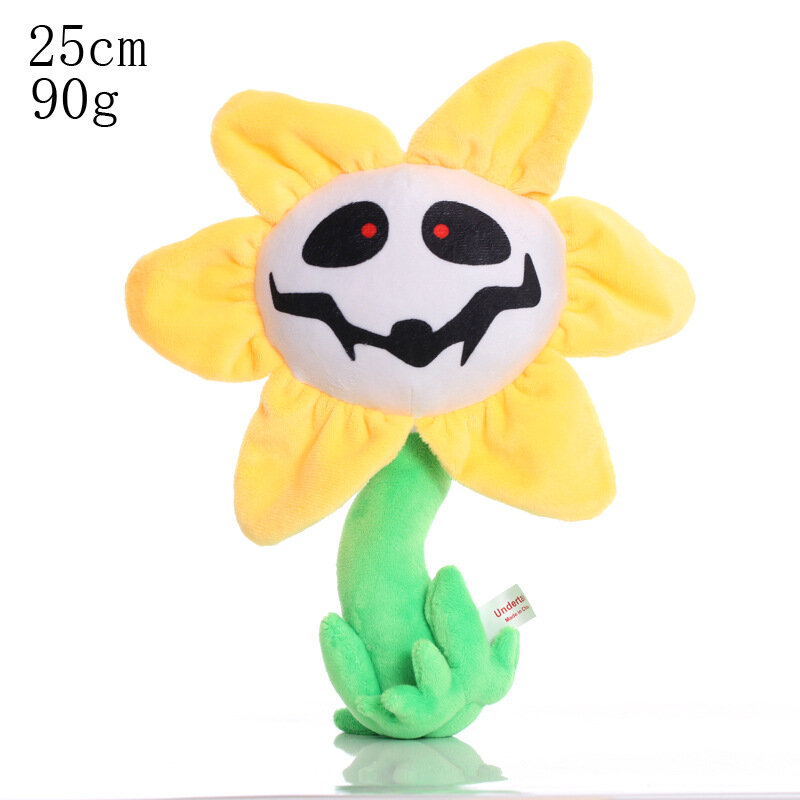 Kawaii 25ซม.Sunflower Undertale ของเล่นตุ๊กตา Undertale Sun ดอกไม้นุ่มตุ๊กตาตุ๊กตาของเล่นสำหรับของขวัญวันเกิดของขวัญ Drop Ship