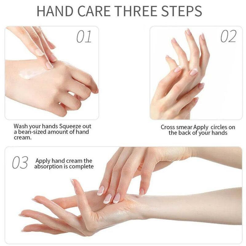 1 stücke fruchtig blumige Hand creme feuchtigkeit spendende Anti-Falten-Hand Anti-Reparatur-Cremes zufällige Pflege Hautpflege Schönheit Hände f1c3