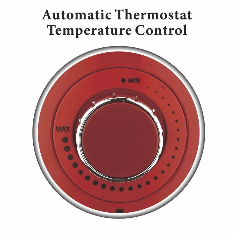Aquecedor cerâmico oscilante portátil com termostato