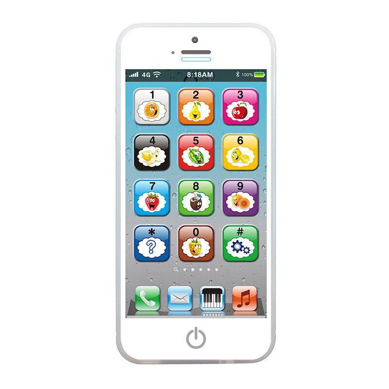Kinder Simulatie Mobiele Telefoon Educatief Speelgoed Leren Mobiele Telefoon Met Lampjes Klinkt Telefoon Speelgoed Voor Baby Peuter Cadeau