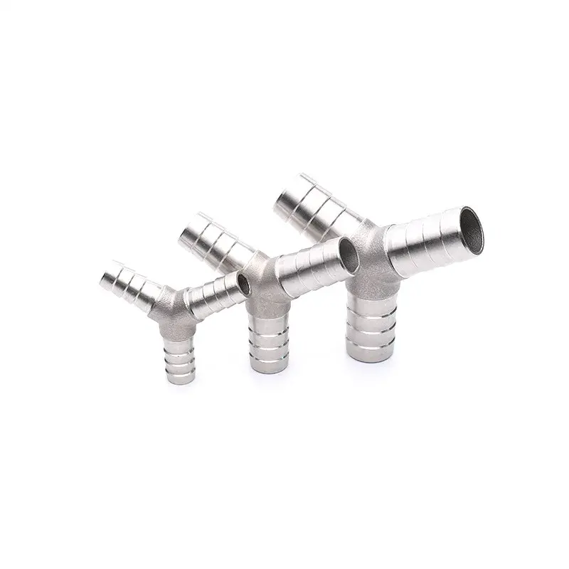 Tee Socket Y Hose Barb 3 Way 6mm 8mm 10mm 12mm 15mm 20mm 25mm Hose Jointer Pipe Tube Fitting Connector Adapter Water Separator