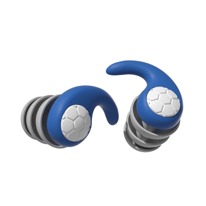 Tapones para los oídos de silicona reutilizables Tapones para los oídos con cancelación de ruido Tapones para los oídos para