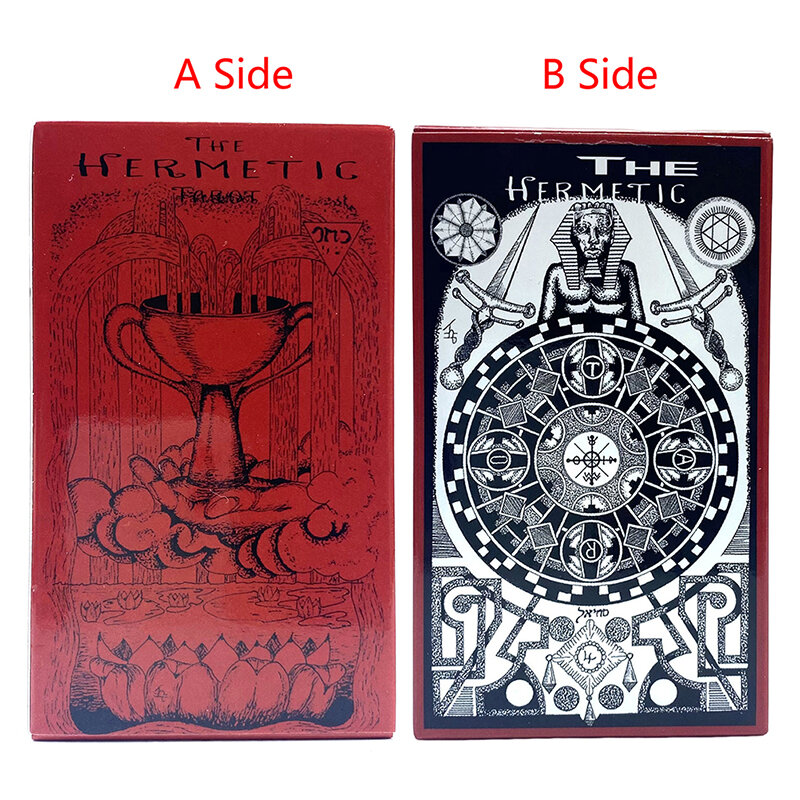 Hermetic ramalan Tarot ramalan dek keluarga papan pesta permainan Fate kartu keberuntungan menceritakan permainan kartu pemula