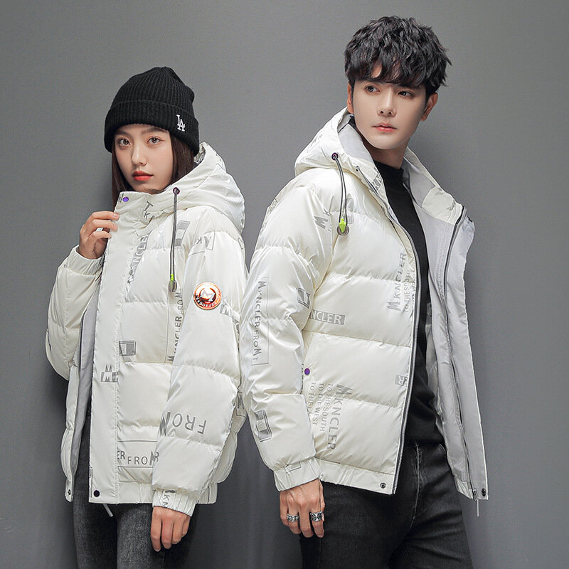 Streetwear Mens Winter Jacket And Coats Down Youth Hooded Windbreak Warm Thicken Parkas Outwear