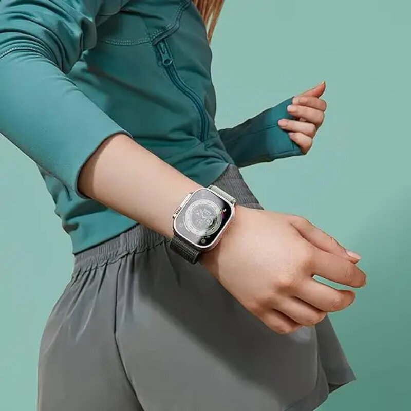 Bracelet à boucle alpine pour Apple Watch Ultra 2, bracelet en nylon, bande, 49mm, 9, 8, 7, 45mm, 41mm, iWatch Series 6, 5, 4, 3, SE2, 44mm, 40mm, 42mm, 38mm