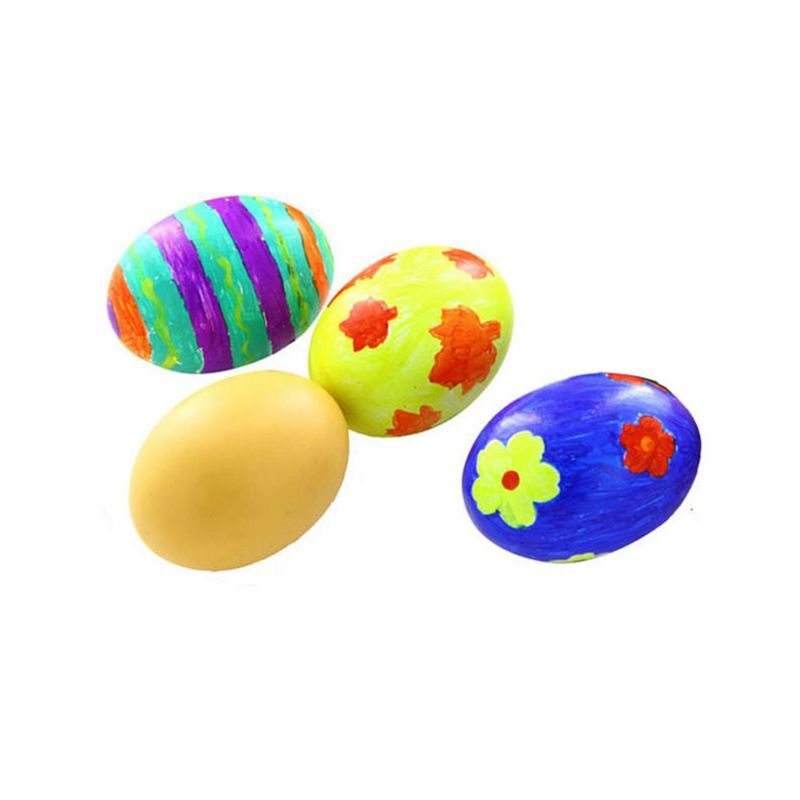Iioio 나무 계란 지주 컵 부활절 달걀 홀더 DIY 미완성 공예 드로잉 모델 Pa