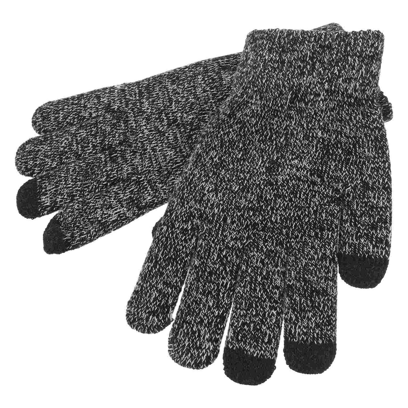 Autumn and Winter Knitted Gloves Men Gym Warm Mens for Cold Weather Fitness Running