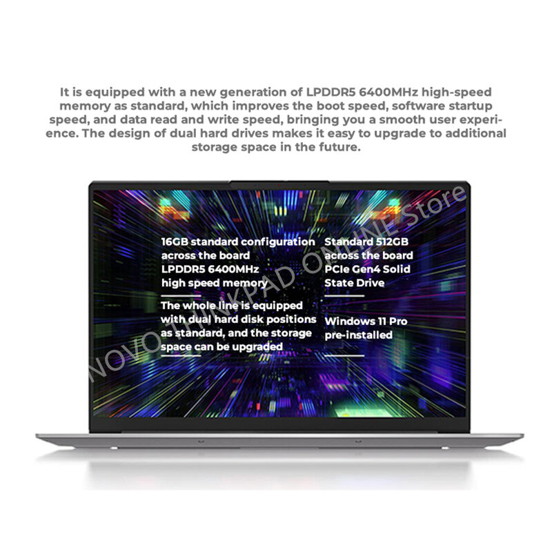 Lenovo ThinkBook 14 + Laptop Ryzen 7 6800H Ultra Notebook 16GB LPDDR5 512GB SSD NVIDIA GeForce RTX 2050 14-calowy 2.8K 90Hz Win11