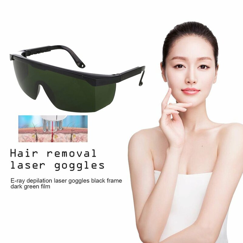 Kacamata pelindung Laser Universal, 1 buah kacamata keamanan penghapusan Laser IPL-2 OD + 4 kacamata pelindung mata bergaya