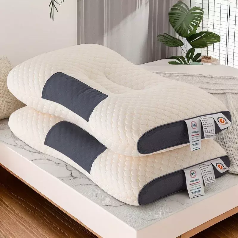 Almohada de masaje de Spa lavable, almohada de soporte Cervical, Pin central para el hogar, regalo