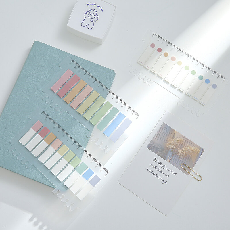 Huisdier Vlaggen Tabs Pagina Markers Papier Index Bookmark Sticky Notes Kantoorbenodigdheden Briefpapier