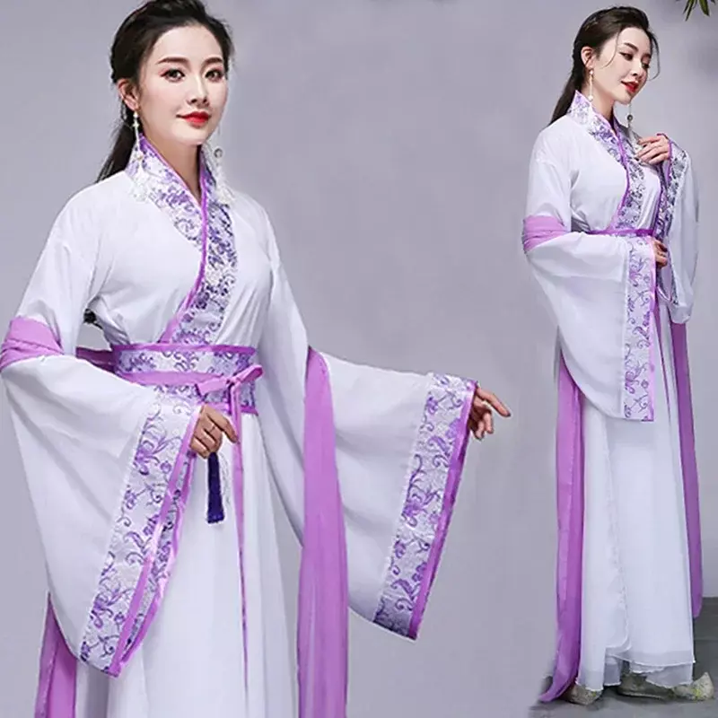 Disfraz chino antiguo de hada para mujer, vestido Hanfu para Cosplay, traje Tang Vintage, traje de princesa Noble Hanfu, Baile Folclórico Nacional