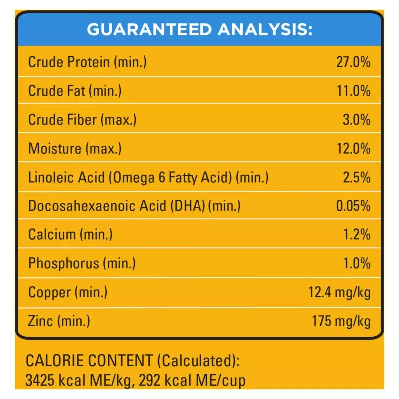 Pedigree Puppy Crescimento e Proteção Dry Dog Food, Frango e Sabor Vegetal, 30 lb por Saco