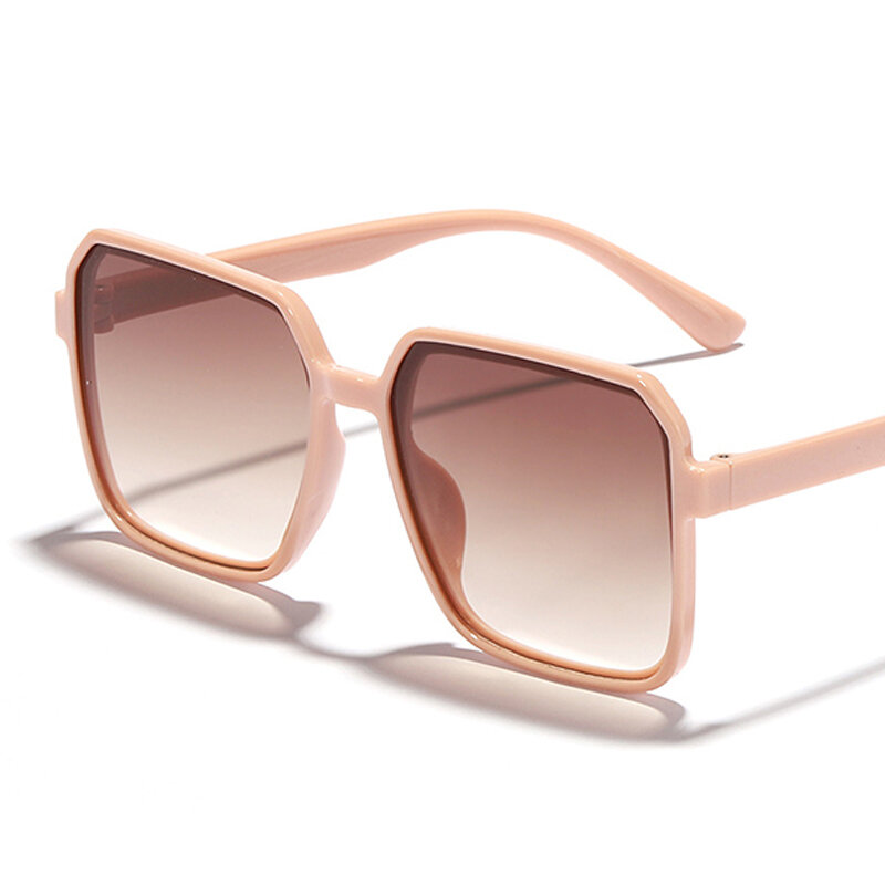 Square Vintage Sunglasses Women Brand Designer Outdoors Sun Glasses Female Fashion Retro Gradient Big Frame Oculos De Sol