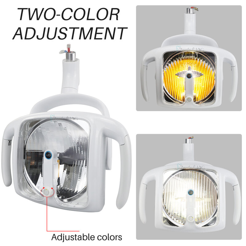 치과 LED 유도 조명 작동 램프 센서 스위치, 치과 장비 치아 미백 도구 노란색/흰색 조명