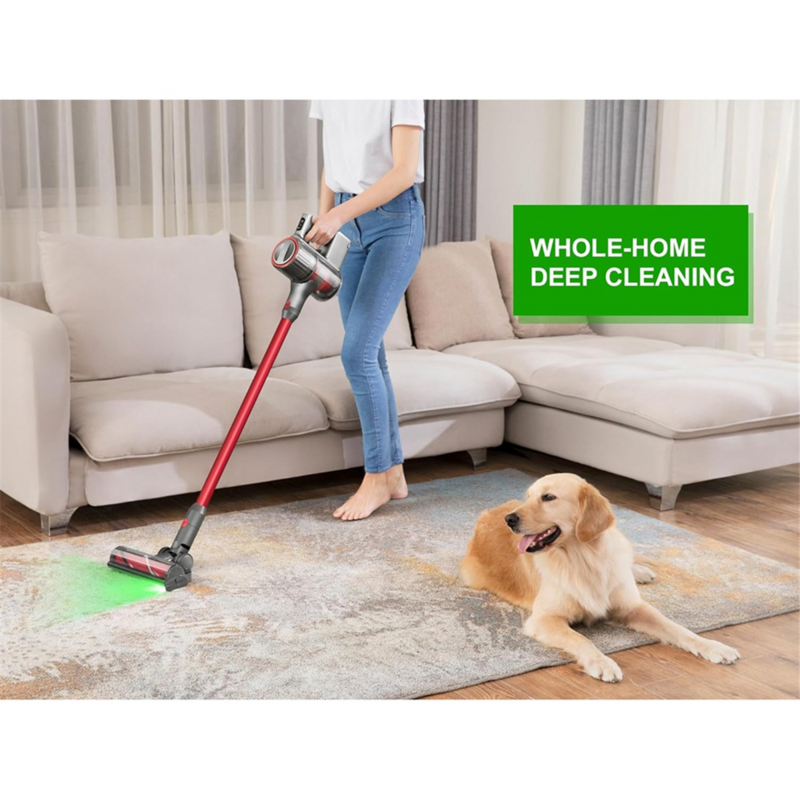 Vacuum Cleaner LED Dust Display Lamp, Vacuum Green Light for Pet Hairs Dog Fur, Upgraded Universal Vacuum Accessories