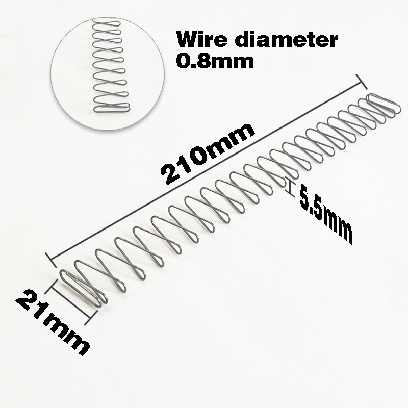 Mała średnica drutu 0.4mm-1mm stalowa kwadratowa sprężyna prostokątna sprężyna dociskowa sprężyna