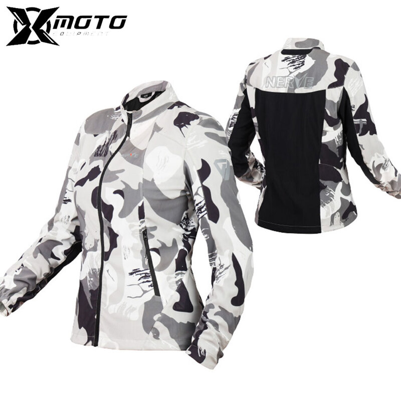 Traje de carreras de motocicleta para mujer, ropa de ciclismo, chaqueta de secado rápido, ligera y cómoda, transpirable, Verano
