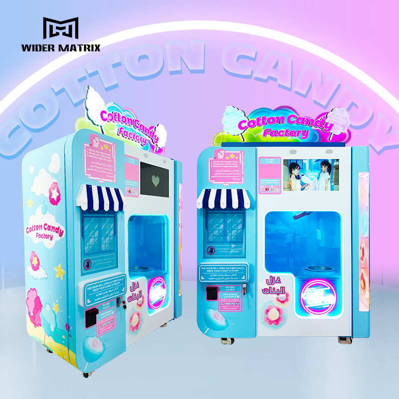 High Quality Full Automatic Cotton Candy Floss Making Machine Commercial Fairy Floss Machines For Sale