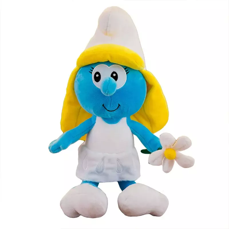 2023 New 40cm Cartoon Character Creative Smurf Cute Plush Toy Kawaii Doll Children’s Soothing Toy Birthday Gift Christmas Gift