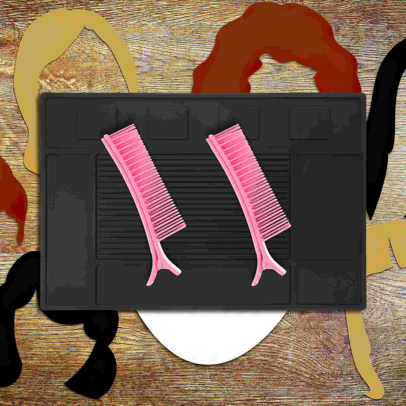 Barrettes à cheveux avec peigne pour hommes et femmes, 2 pièces, accessoires de salon