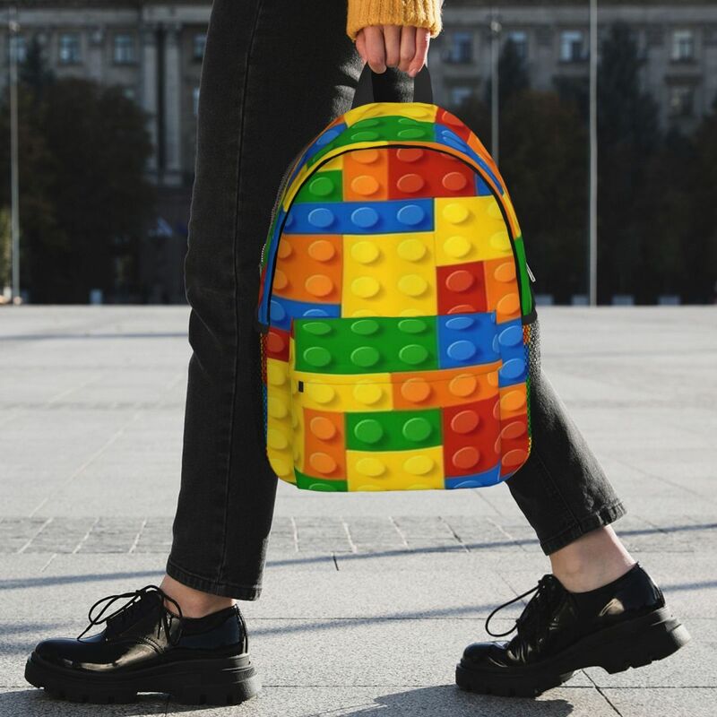 Hit The Bricks Backpacks Teenager Bookbag Casual Students School Bags Travel Rucksack Shoulder Bag Large Capacity