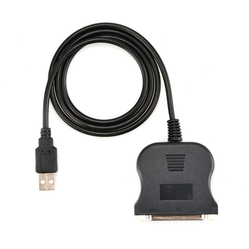 USB 25 핀 DB25 여성 IEEE 1284 병렬 프린터 LPT 어댑터 인쇄 변환기 케이블 병렬 인터페이스 통신