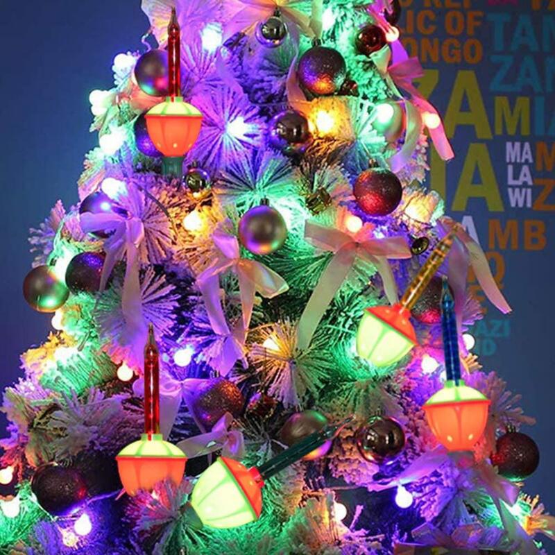 Energy-Saving impermeável Natal bolha luzes, vibrante interior Xmas bolha luzes, consumo de baixa potência