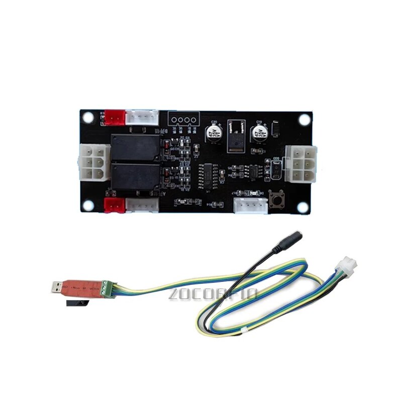 RS485 12VDC/24VDC papan pengontrol sistem loker pintar 2ch dengan protokol terbuka untuk loker penjual