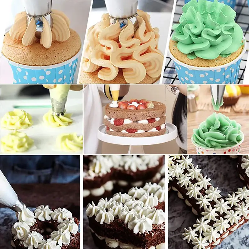 Russische Tulpenglazuur Rozendeegnozzles Taartdecoratiegereedschap Bloem Icing Piping Nozzle Cream Cupcake Tips Bakaccessoires