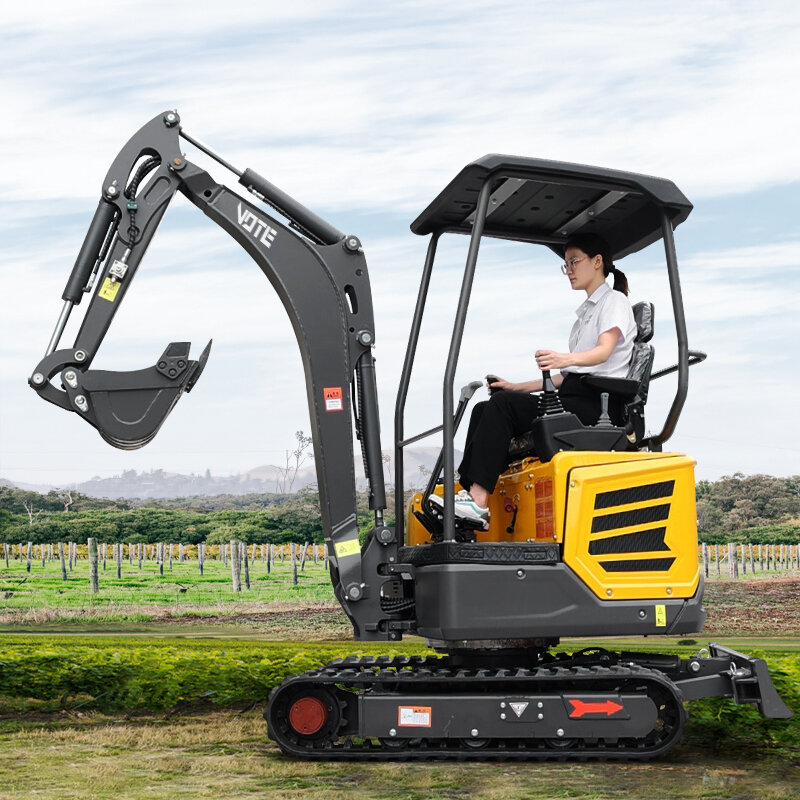 Free Aftersales 2ton Mini Excavator Customization Color Crawler Compact Digger Road Construction Mini Excavator For Sale